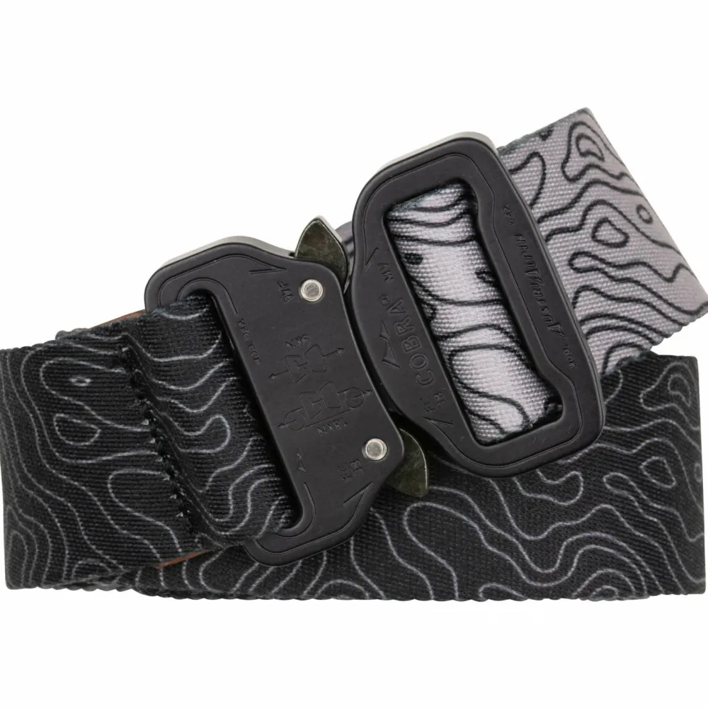 AustriAlpin - Textilgürtel Schwarz Cobra 38 - Gürtel Matt Black Online