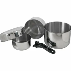 - Biwak Edelstahl 3 - Topf-Set < Basic Nature
