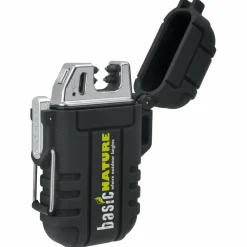 Basic Nature - Feuerzeug Arc USB Black Hot