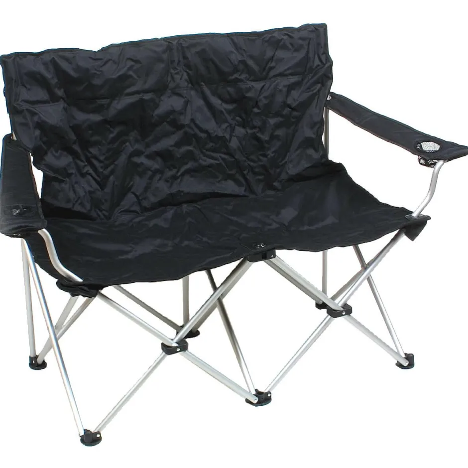 Basic Nature Campingstühle|Campingstühle-- Travelchair Love Seat Faltsofa - Campingstuhl Black