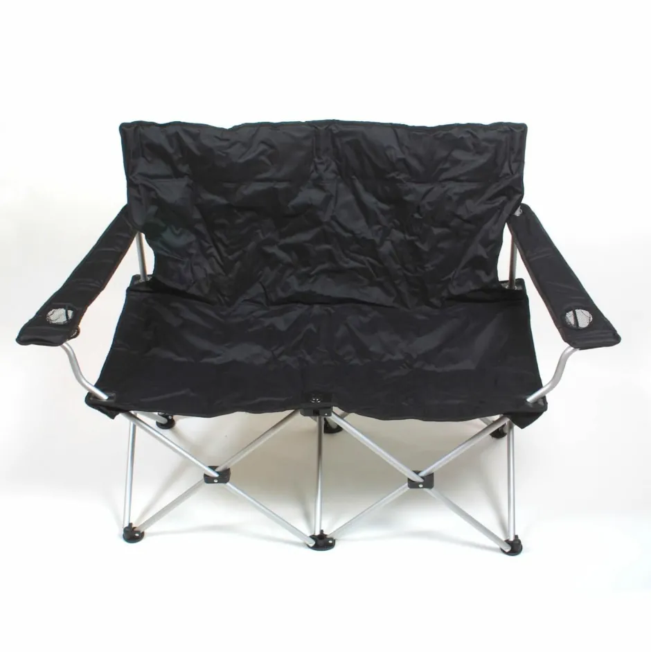 Basic Nature Campingstühle|Campingstühle-- Travelchair Love Seat Faltsofa - Campingstuhl Black