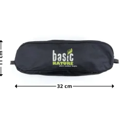 Basic Nature - Travelchair Ultralight Low Rest - Campingstuhl Black Best