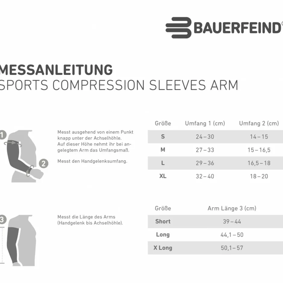 Bauerfeind Sports Fitnessbekleidung|Laufbekleidung-- Sports Compression Sleeves Arm