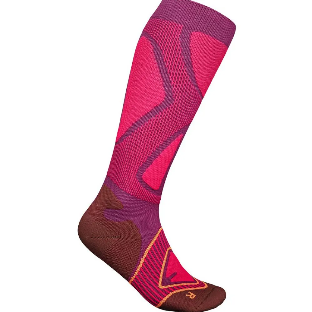 Bauerfeind Sports - Women's Ski Performance Compr. Socks - Kompressionssocken Pink Online