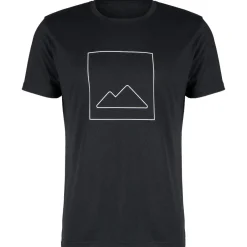 Bergfreunde Alltagsbekleidung|Wanderbekleidung-- Hemp15 Outline LogoBF. - Funktionsshirt Black
