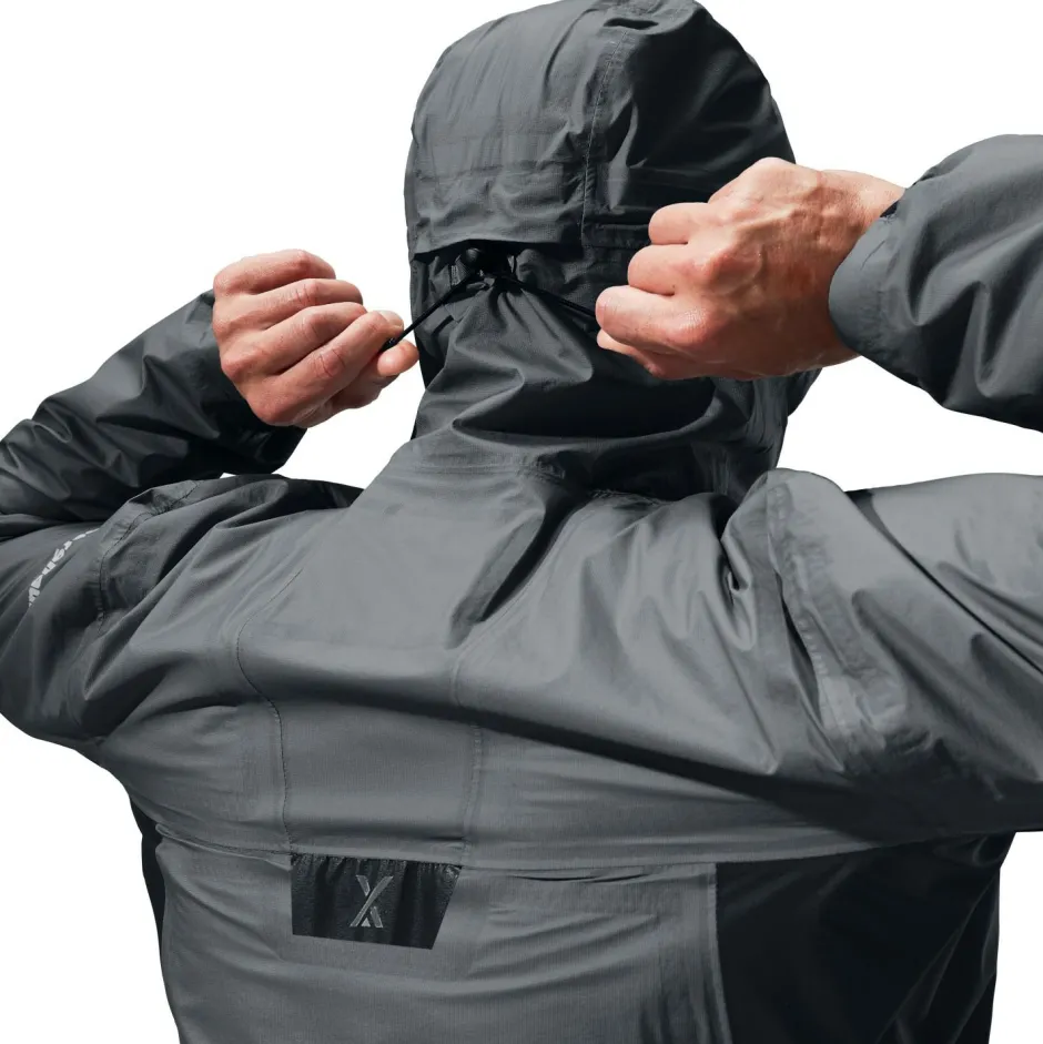 Berghaus Trekkingbekleidung|Skibekleidung-- MTN Guide Hyper Alpha Jacket - Regenjacke Grey Pinstripe / Jet Black