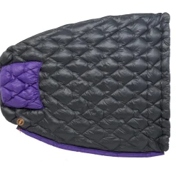 Big Agnes - Fly Creek UL 25 - Daunenschlafsack Asphalt / Royal Purple Hot