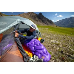 Big Agnes - Fly Creek UL 25 - Daunenschlafsack Asphalt / Royal Purple Hot