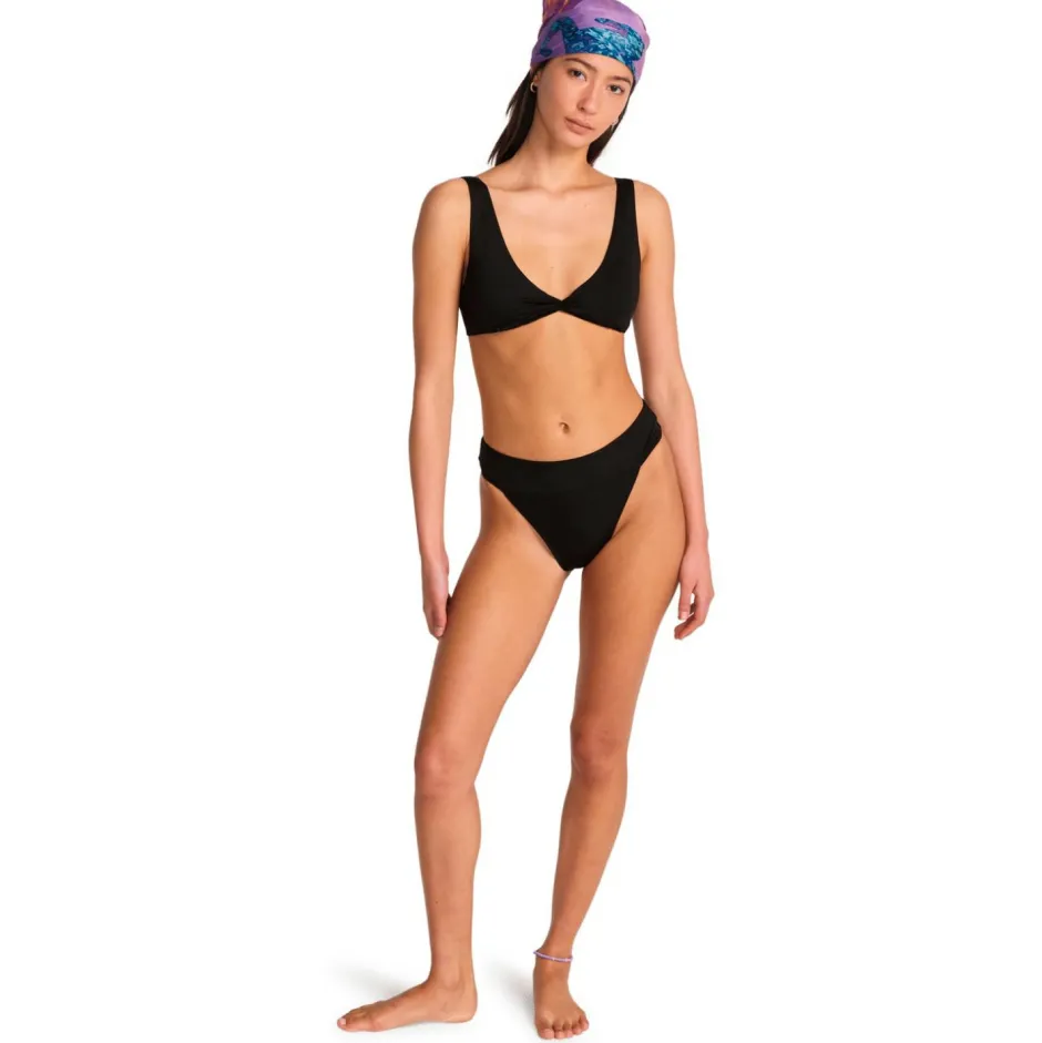 Billabong Bademode-- Women's Sol Searcher Twist - Bikini-Top Black Pebble
