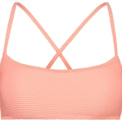 - Woen' Tanine ace Up Triet - Bikini-Top < Billabong New