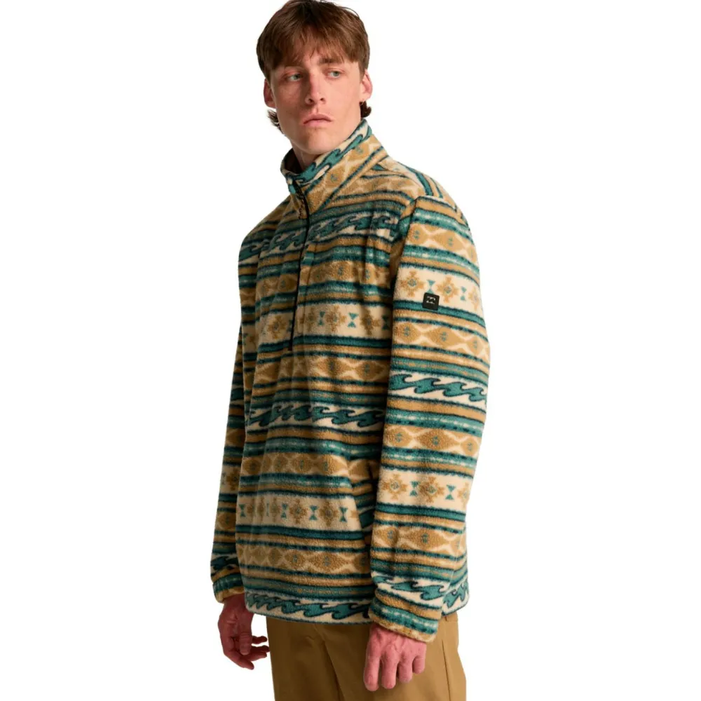 Billabong - Boundary Mock Neck - Fleecepullover Desert Print Online