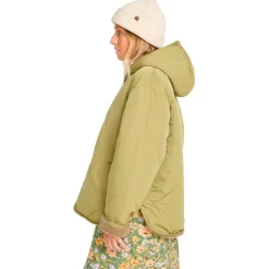 Billabong Freizeitjacken|Jacken-- Women's Oceanside Reversible Jacket - Freizeitjacke Green Tea