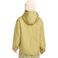 Billabong Freizeitjacken|Jacken-- Women's Oceanside Reversible Jacket - Freizeitjacke Green Tea