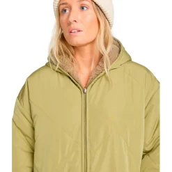 Billabong Freizeitjacken|Jacken-- Women's Oceanside Reversible Jacket - Freizeitjacke Green Tea