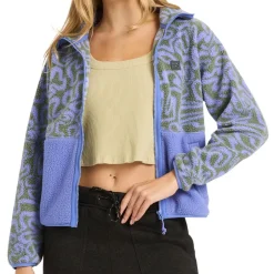 Billabong Trekkingbekleidung|Jacken-- Women's Rock Jetty Mock Neck Half Zip Fleece - Fleecejacke