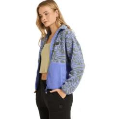 Billabong Trekkingbekleidung|Jacken-- Women's Rock Jetty Mock Neck Half Zip Fleece - Fleecejacke