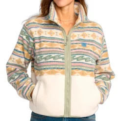 Billabong Trekkingbekleidung|Jacken-- Women's Rock Jetty Mock Neck Half Zip Fleece - Fleecejacke