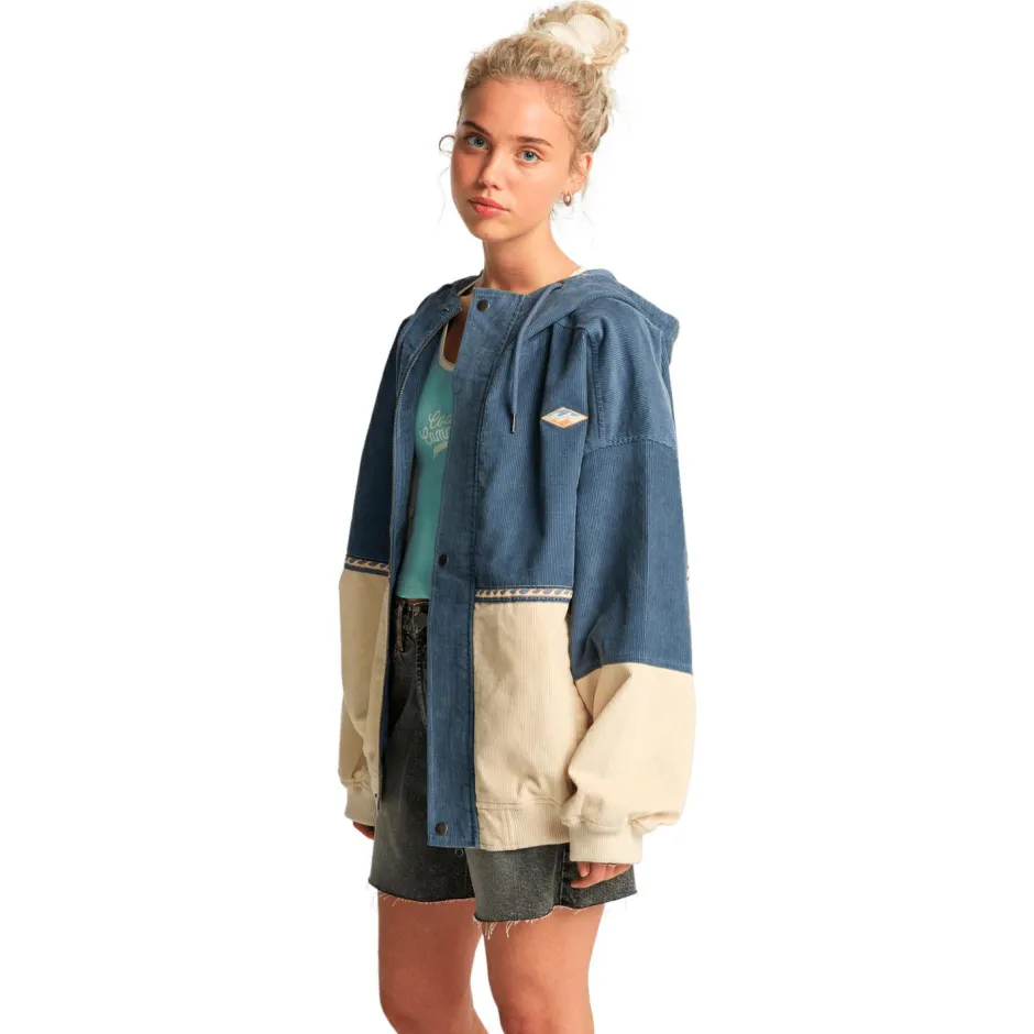 Billabong Freizeitjacken|Alltagsbekleidung-- Women's Set The Tone Jacket - Freizeitjacke Blue Multi