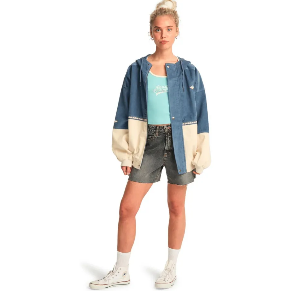 Billabong Freizeitjacken|Alltagsbekleidung-- Women's Set The Tone Jacket - Freizeitjacke Blue Multi