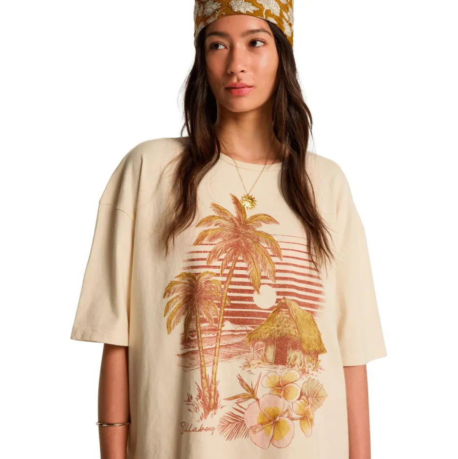Billabong Alltagsbekleidung|T-Shirts-- Women's Will Find Me Here - T-Shirt White Cap
