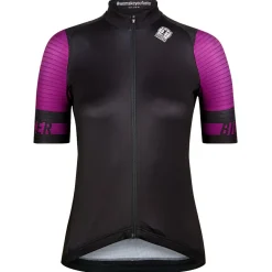 Bioracer - Women's Icon Classic Jersey - Radtrikot Black Deep Purple Clearance