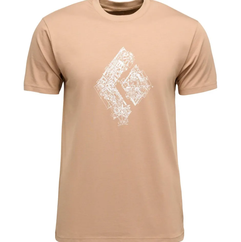 Black Diamond Kletterbekleidung|T-Shirts-- Engineered Diamond S/S Tee - T-Shirt