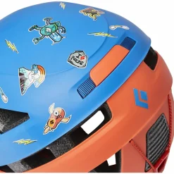 Black Diamond - Kid's Capitan - Kletterhelm Ultra Blue / Persimmon Clearance
