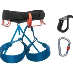 Black Diamond Klettersets-- Momentum Harness Pilot Package - Kletterset Black / Orange / Blue