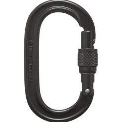 Black Diamond Karabiner & Express-Sets|Schnappkarabiner-- Oval Keylock Screwgate Carabiner - Schraubkarabiner
