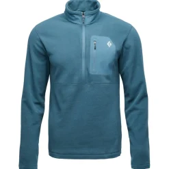 Black Diamond Pullover & Hoodies|Alltagsbekleidung-- Rift Half-Zip Fleece Jacket - Fleecepullover Midnight Blue / Midnight Blue