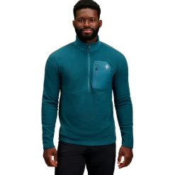 Black Diamond Pullover & Hoodies|Alltagsbekleidung-- Rift Half-Zip Fleece Jacket - Fleecepullover Midnight Blue / Midnight Blue