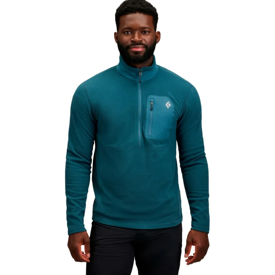 Black Diamond Pullover & Hoodies|Alltagsbekleidung-- Rift Half-Zip Fleece Jacket - Fleecepullover Midnight Blue / Midnight Blue