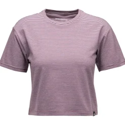 Black Diamond Kletterbekleidung|T-Shirts-- Women's BD Stripe Crop S/S Tee - T-Shirt