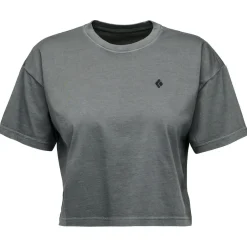 Black Diamond Kletterbekleidung|T-Shirts-- Women's Diamond Crop S/S Tee - T-Shirt