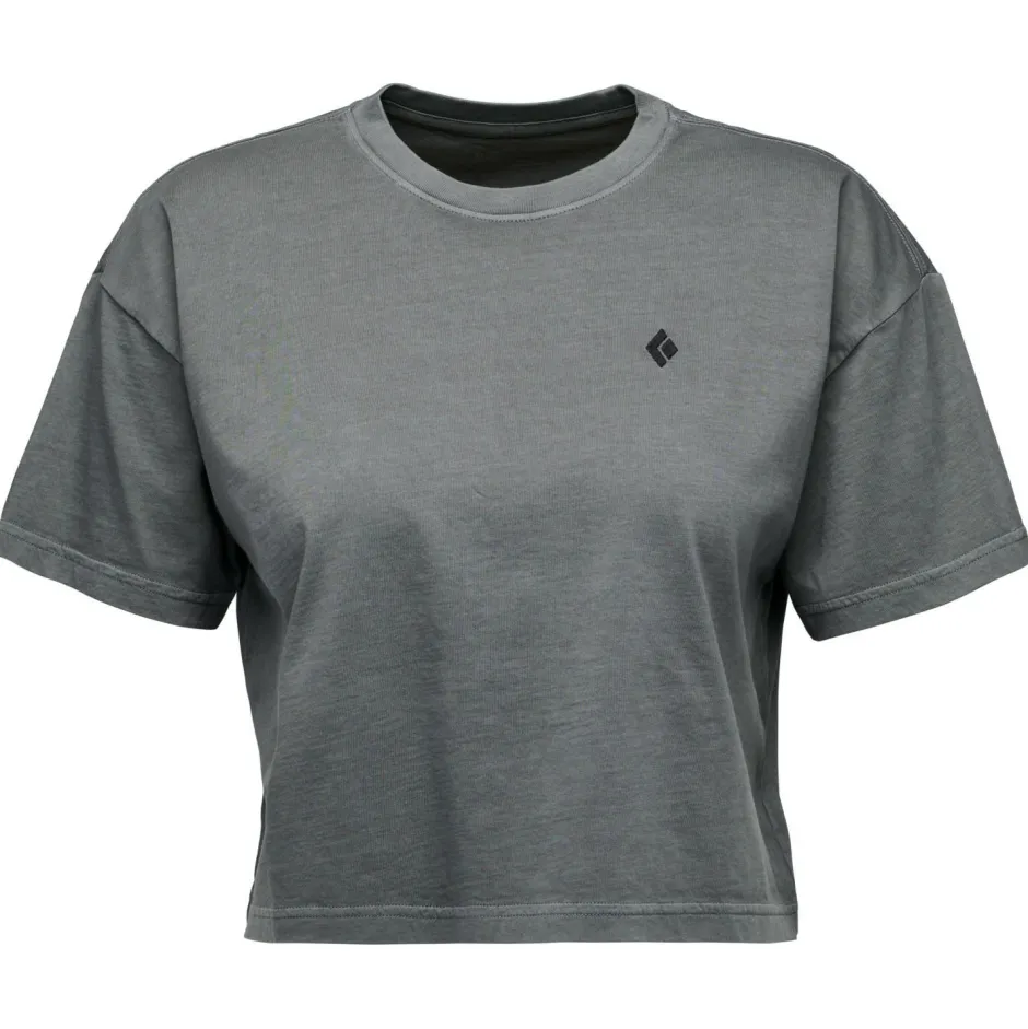 Black Diamond Kletterbekleidung|T-Shirts-- Women's Diamond Crop S/S Tee - T-Shirt