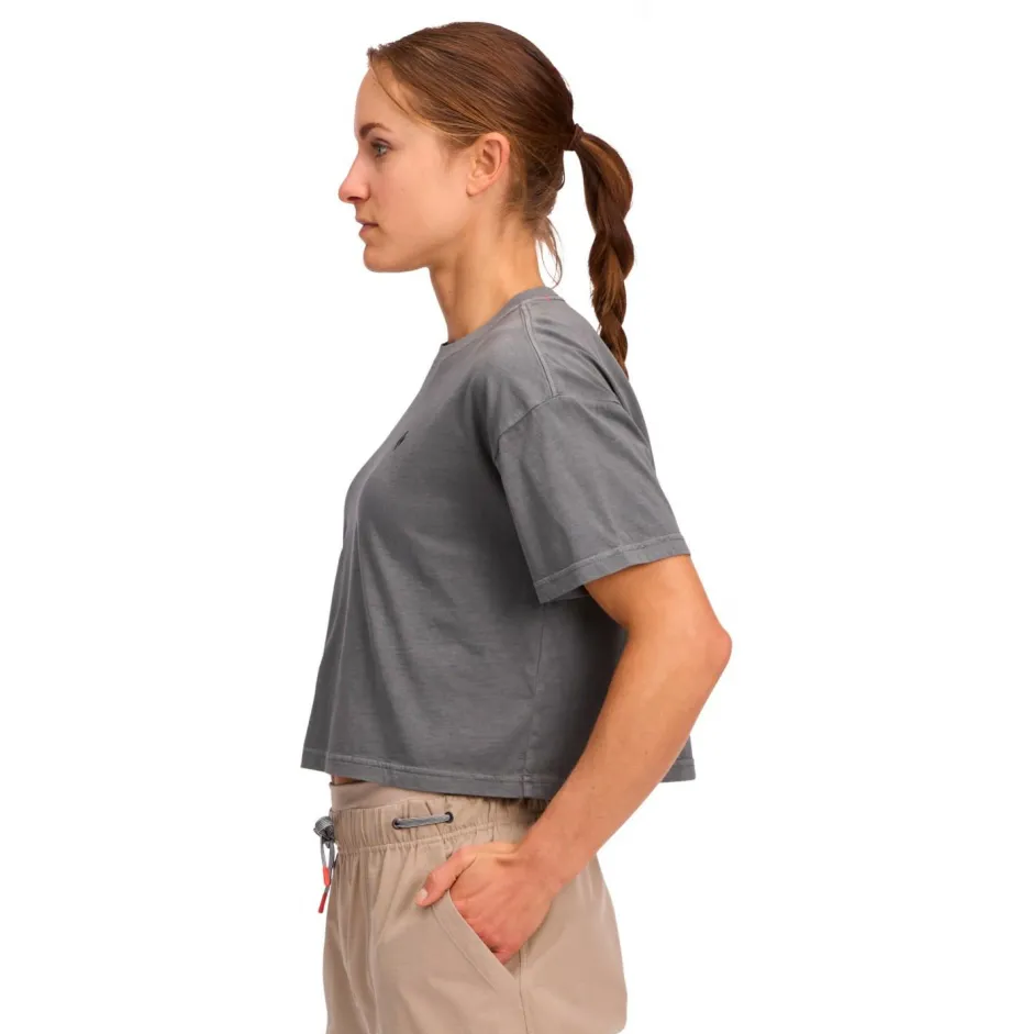 Black Diamond Kletterbekleidung|T-Shirts-- Women's Diamond Crop S/S Tee - T-Shirt