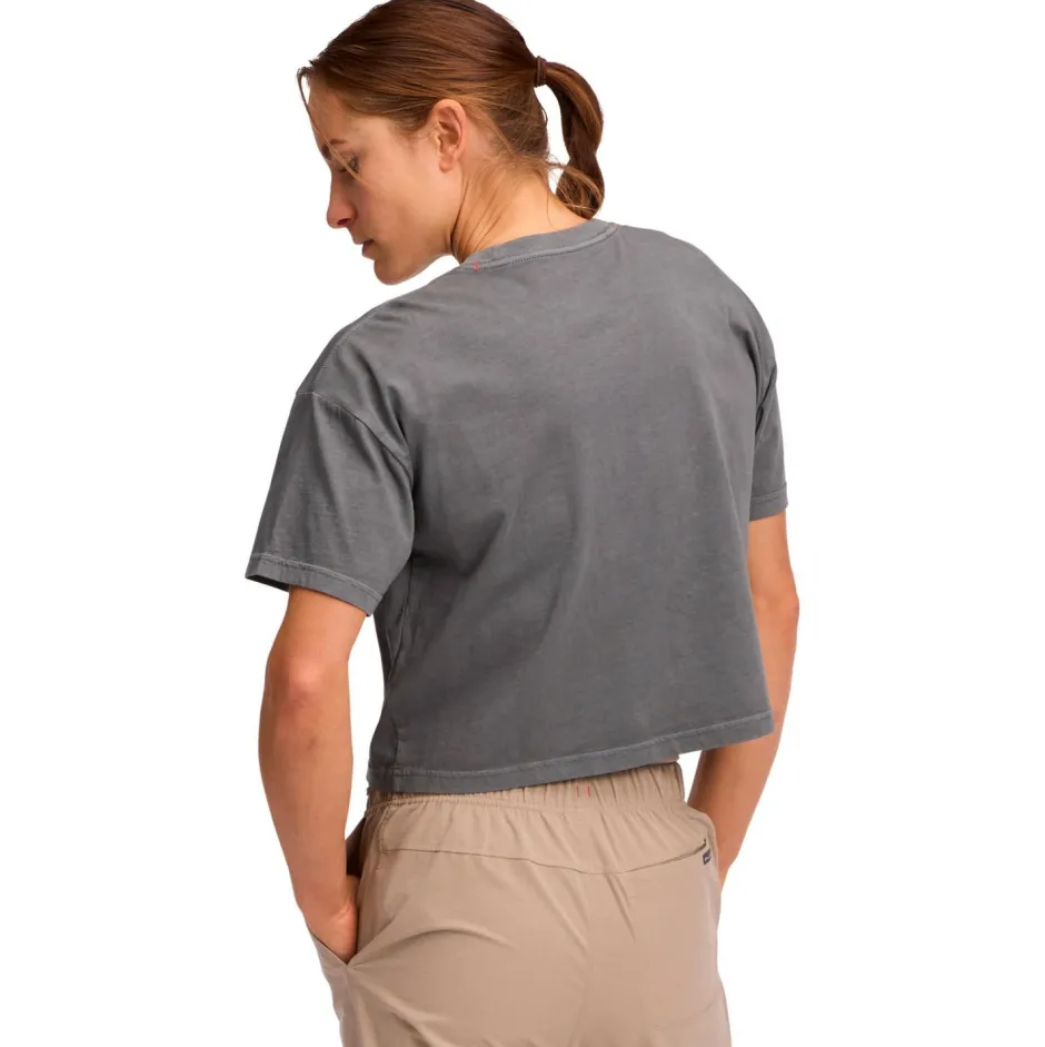 Black Diamond Kletterbekleidung|T-Shirts-- Women's Diamond Crop S/S Tee - T-Shirt