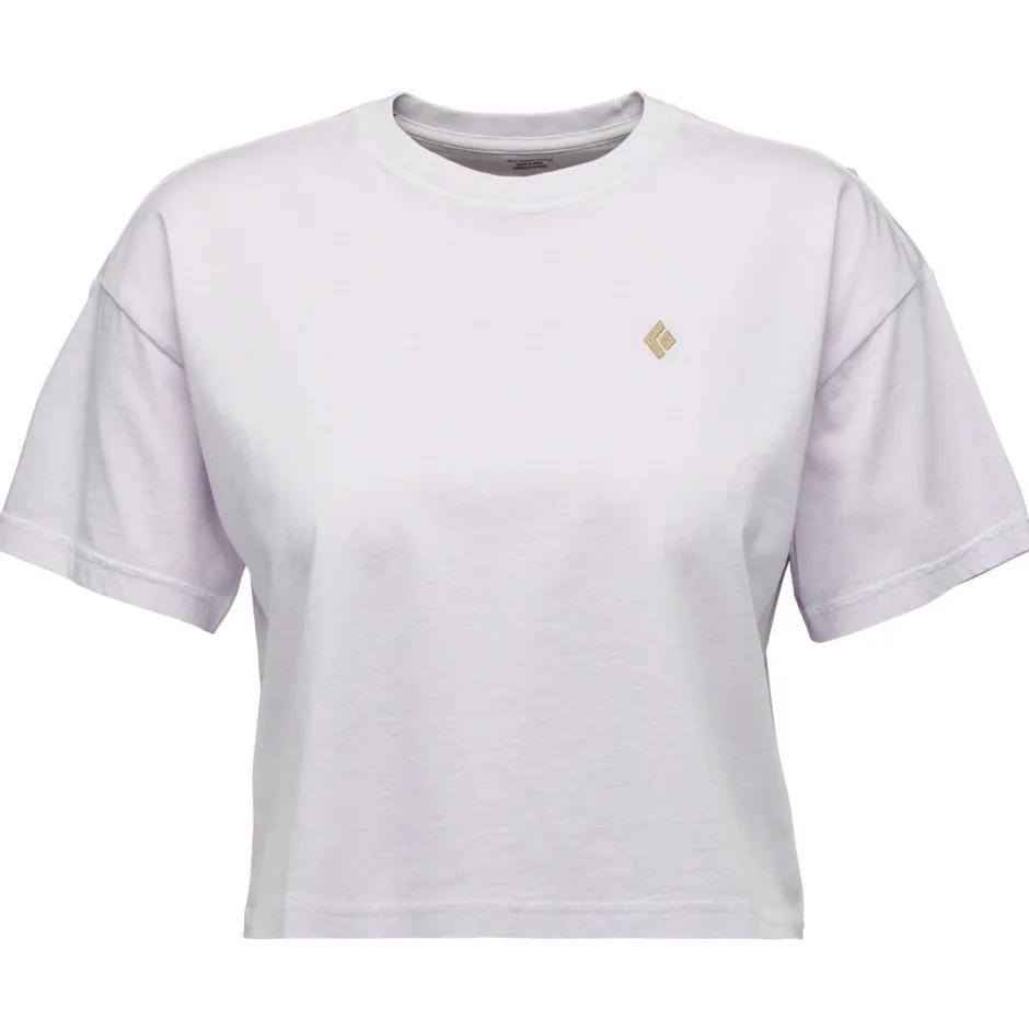 Black Diamond Kletterbekleidung|T-Shirts-- Women's Diamond Crop S/S Tee - T-Shirt