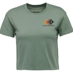 Black Diamond T-Shirts|Shirts, Hemden & Longsleeves-- Women's Faded Crop S/S Tee - T-Shirt