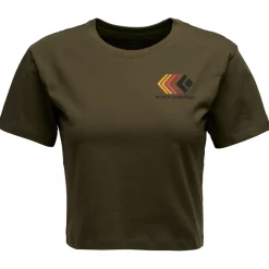 Black Diamond T-Shirts|Shirts, Hemden & Longsleeves-- Women's Faded Crop S/S Tee - T-Shirt
