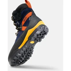 Bu00e4r Wanderschuhe|Trekkingschuhe-Bär - Bergkomfort WP - Wanderschuhe Dunkelblau / Orange