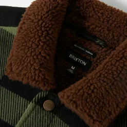 Brixton - Durham Lined Jacket - Freizeitjacke Black / Wild Green Flannel Outlet