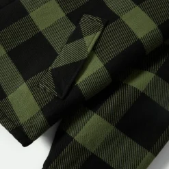 Brixton - Durham Lined Jacket - Freizeitjacke Black / Wild Green Flannel Outlet