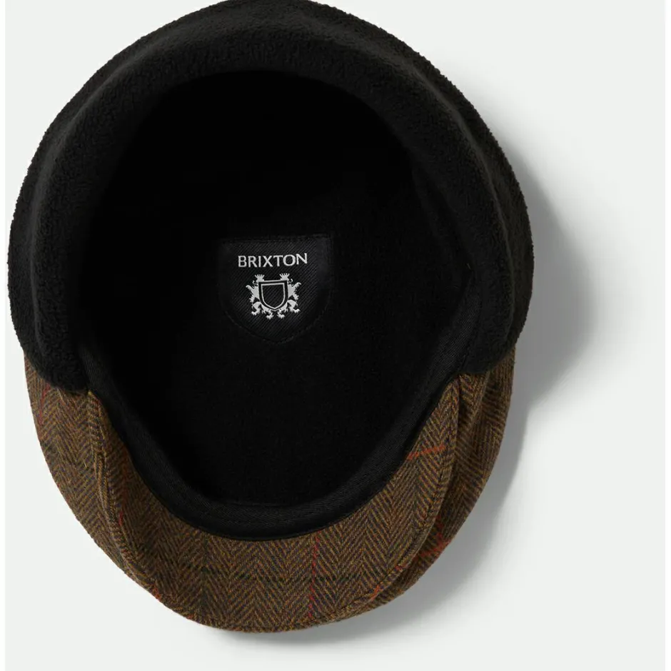 Brixton Caps|Kopfbedeckungen-- Hooligan Earflap Snap Cap - Cap Bronze / Black / Red