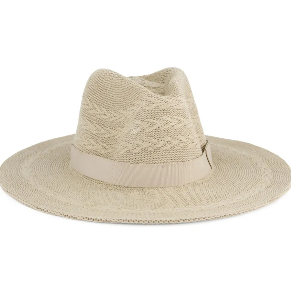 Brixton - Women's Lyons Knit Pattern Packable Hat - Hut Light Tan / Light Tan New