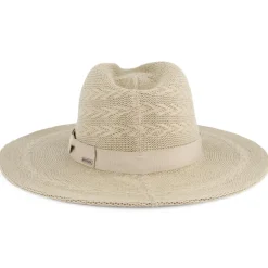 Brixton - Women's Lyons Knit Pattern Packable Hat - Hut Light Tan / Light Tan New