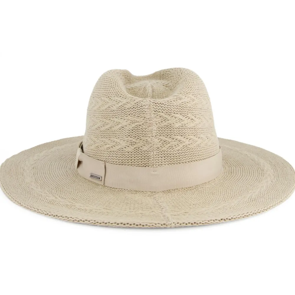 Brixton - Women's Lyons Knit Pattern Packable Hat - Hut Light Tan / Light Tan New