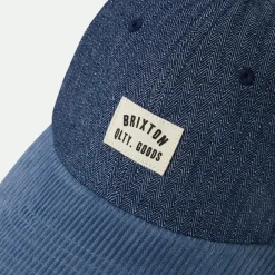 Brixton Caps|Kopfbedeckungen-- Woodburn LP Adj - Cap Black Vintage Wash
