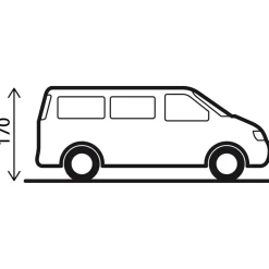 Brunner - Pilote Caddy 5 - Busvorzelt Grey New