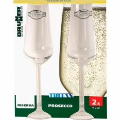 Brunner Outdoor-Küche|Töpfe & Geschirr-- Set Prosecco Riserva - Becher Glas
